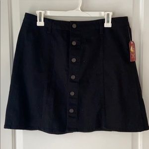 Black Faded Glory A line skirt